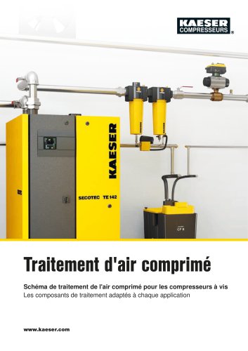 Traitement d'air comprimé
