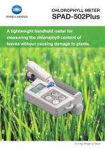 CHLOROPHYLL METER SPAD-502PLUS - 1