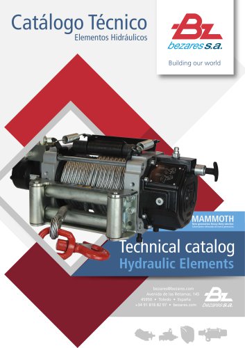 Cat&aacute;logo T&eacute;cnico Elementos Hidr&aacute;ulicos