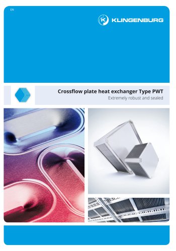 Cross&shy;flow Plate Heat Ex&shy;changer PWT