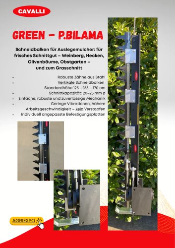 Vollständige Broschüre über Cutterbars