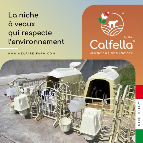 La niche à veaux qui respecte l’environnement