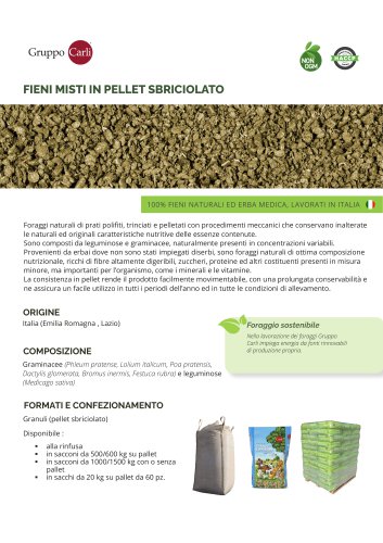 FIENI MISTI IN PELLET SBRICIOLATO