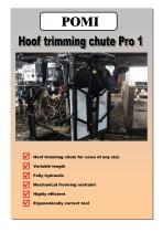 HOOF TRIMMING CHUTE PRO 1