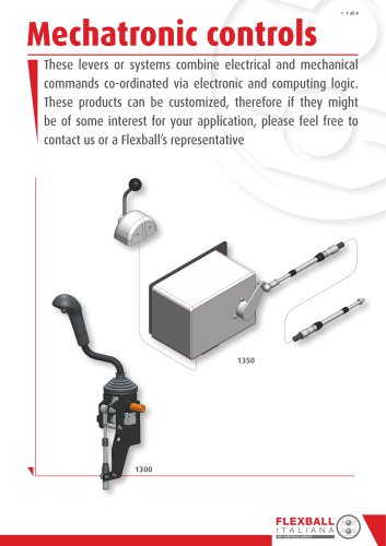 Mechatronic controls