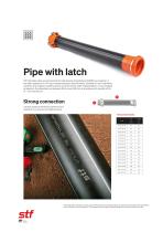 Pipe with latch-1