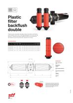 Plastic filter backflush double - 1