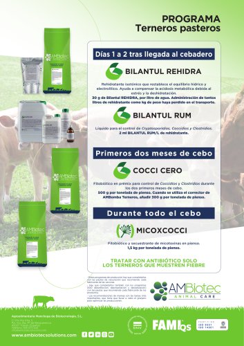 Programa Balance &middot; Terneros pasteros