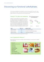 Functional carbohydrates for better nutrition-4
