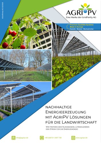 AgriPV Katalog