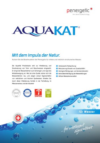 Product flyer AquaKat