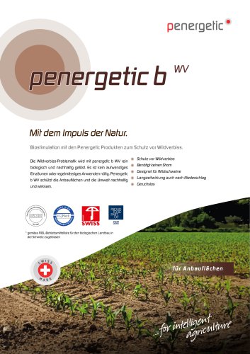 Product flyer penergetic b WV for deterrence