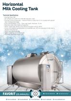 Horizontal  Milk Cooling Tank-2