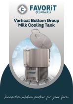 Vertical Bottom Group  Milk Cooling Tank-1