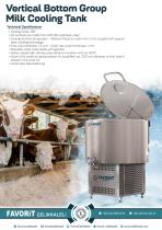 Vertical Bottom Group  Milk Cooling Tank-2