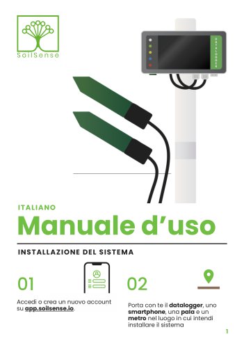 Manuale d'uso SoilSense