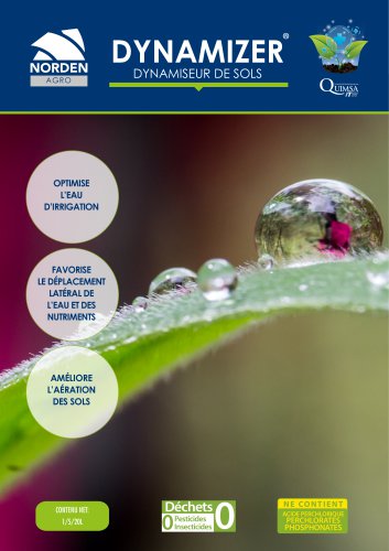 Dynamiseur de sols. Syst&egrave;me d&rsquo;optimisation de l&rsquo;eau d&rsquo;irrigation.