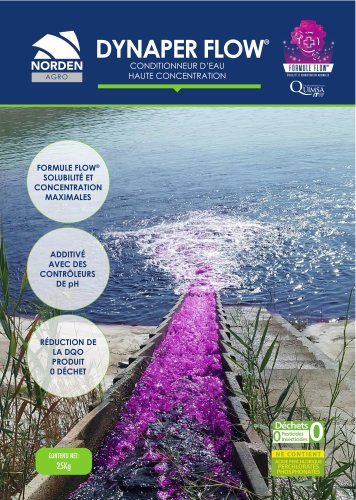 DYNAPER FLOW &reg; - CONDITIONNEUR D&rsquo;EAU, HAUTE CONCENTRATION