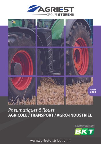 Pneumatiques & Roues AGRICOLE / TRANSPORT / AGRO-INDUSTRIEL