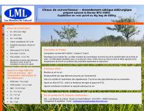 Amendement calcique - Fiche produit