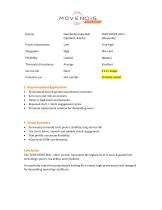 Movendis eXtra Turf Drive Belt - Product Sheet-3