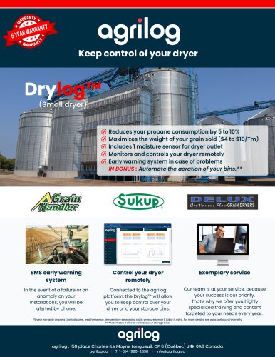 Drylog, drying that carries its weight (s&eacute;choir et silo-s&eacute;choir)