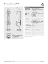 Bypass level indicator With magnetic display Model BNA-7