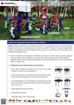 Hydraulic Vegetable Weeder Machine ZUZA 3