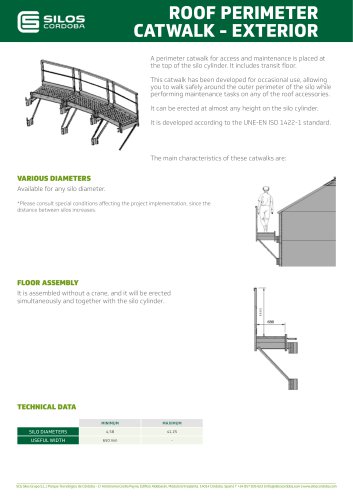ROOF PERIMETER CATWALK - EXTERIOR