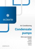 Condensate pumps