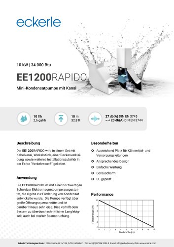 EE1200 RAPIDO - Eckerle Technologies GmbH - PDF Catalogs | Technical  Documentation | Brochure