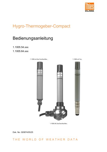 Hygro-Thermogeber-Compact 