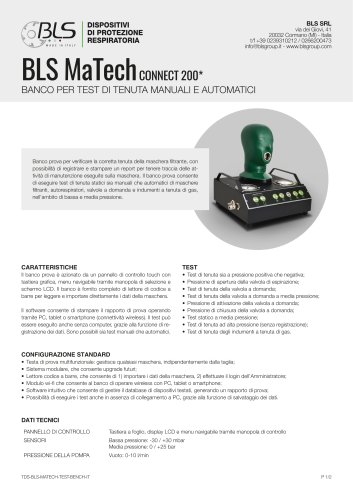 Banco prova BLS MaTech Connect 200