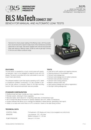 BLS MaTech Connect 200 Test Bench
