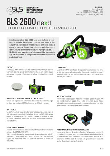 Elettrorespiratore BLS 2600next
