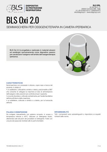 Semimaschera BLS Oxi 2.0