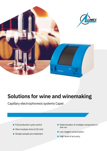 Solutions for wine and winemaking