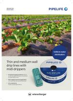 Thin and medium wall drip lines with  midi drippers-1