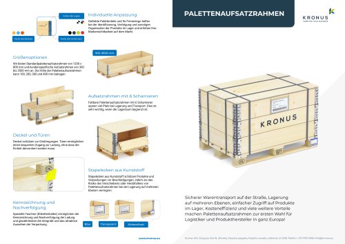 HOLZPALETTENAUFSATZRAHMEN