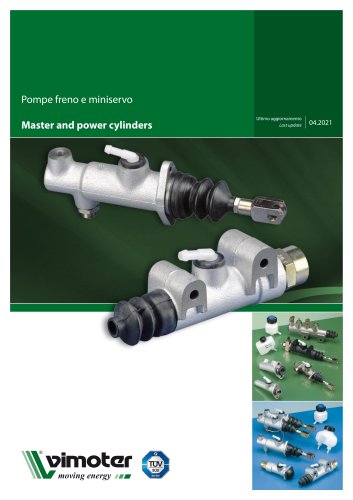 Master and power cylinders