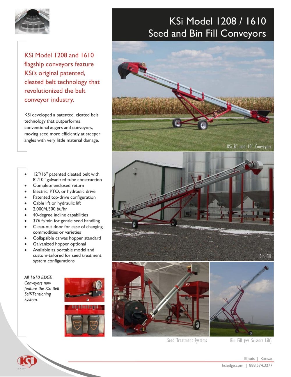 KSi Model 1208 / 1610 - KSi Conveyor, Inc.