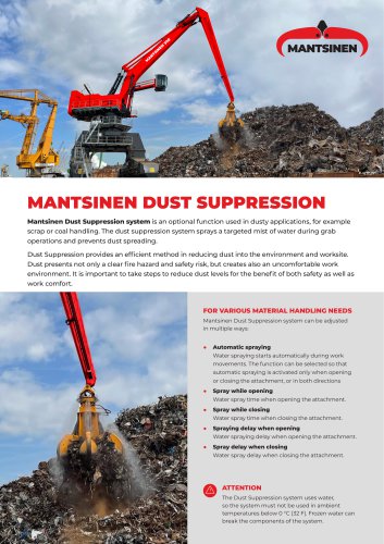 Mantsinen Dust Suppression