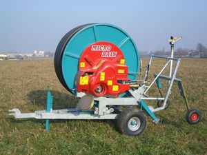 enrolador de irrigação acionado por turbina 1