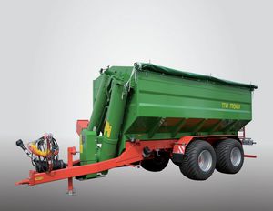 carreta com tubo de descarga superior