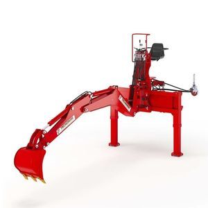 retroescavadeira para trator 1