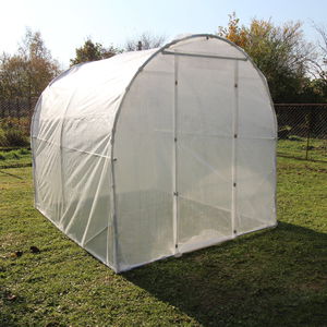estufa tipo túnel com um único vão / para jardinagem / em plástico
