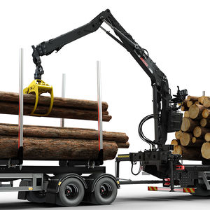 grua florestal montada em caminhão 1