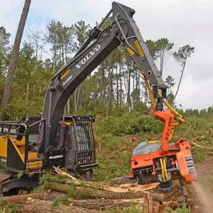 cabeçote de harvester com desgalhador