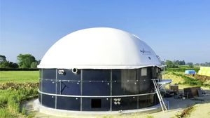 tanque de biogás