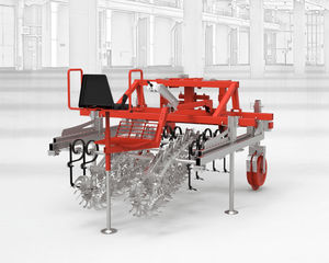 cultivador rotativo montado